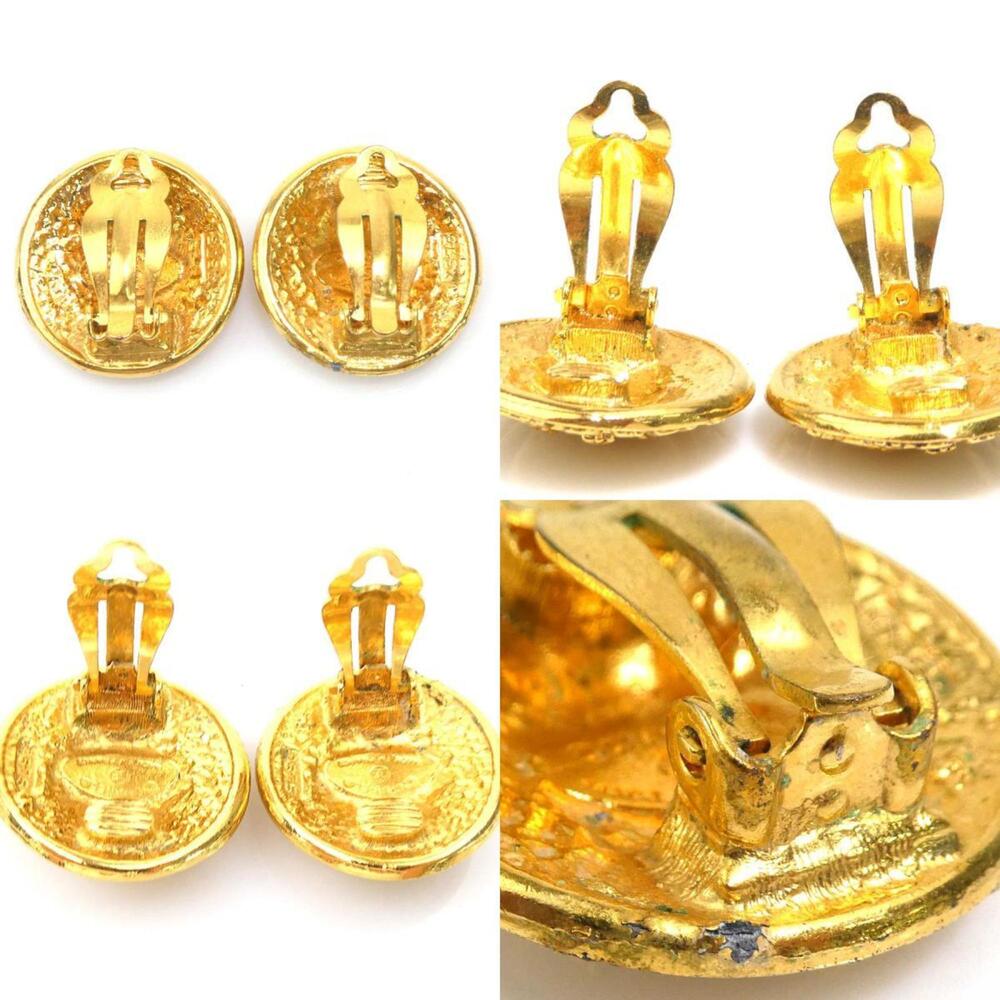 Chanel Earrings Gold-Tone Metal #209732C45B - Picture 4 of 5